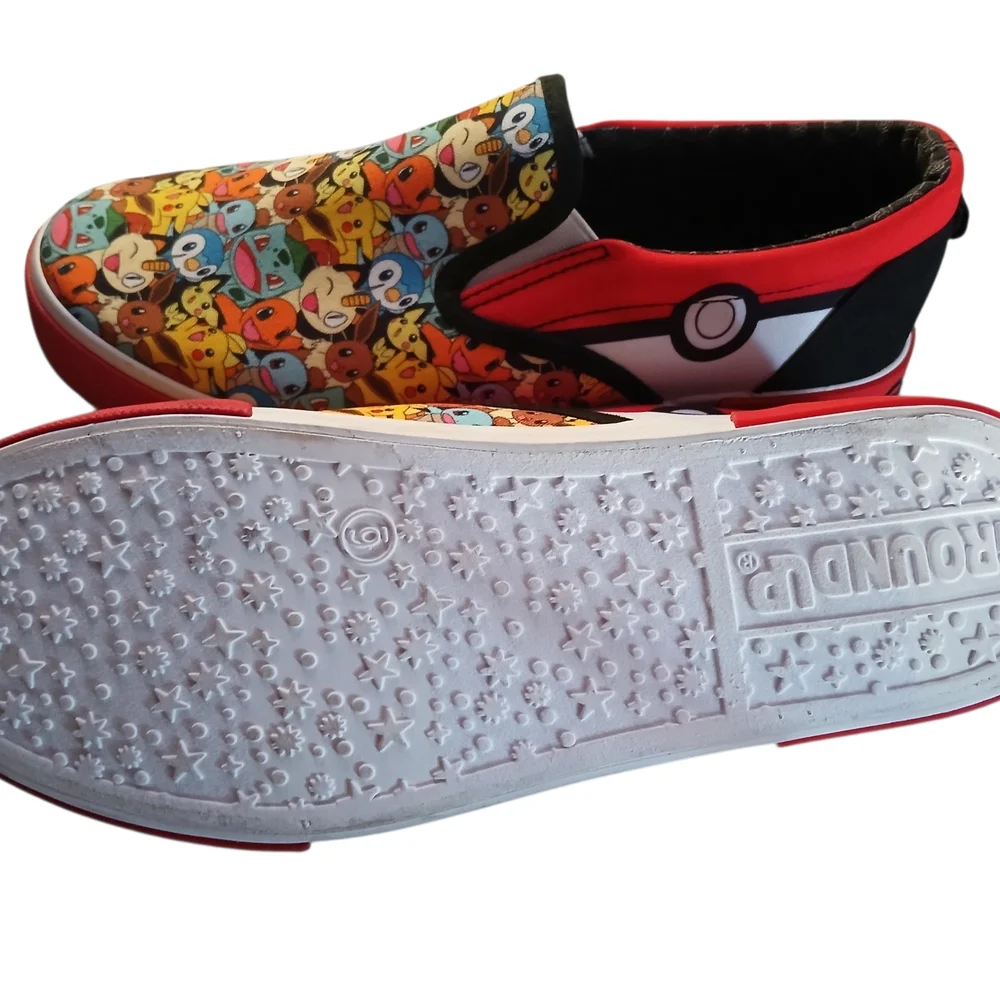Pokemon Kids Sneakers - Red, Black, White - Picture 4 of 5